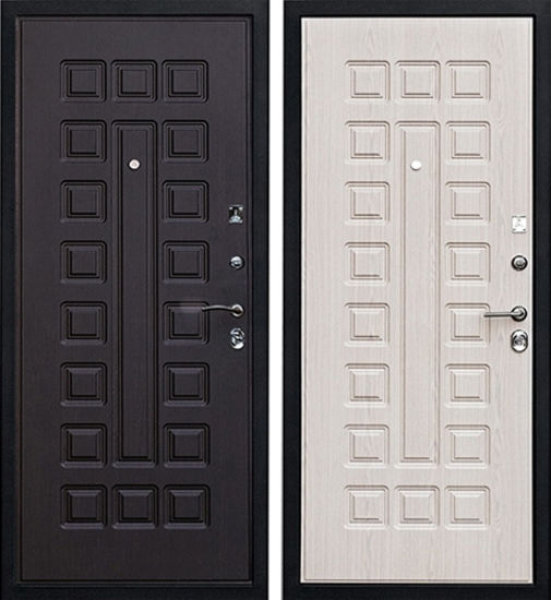 Входная металлическая дверь панели МДФ с двух сторон СП037